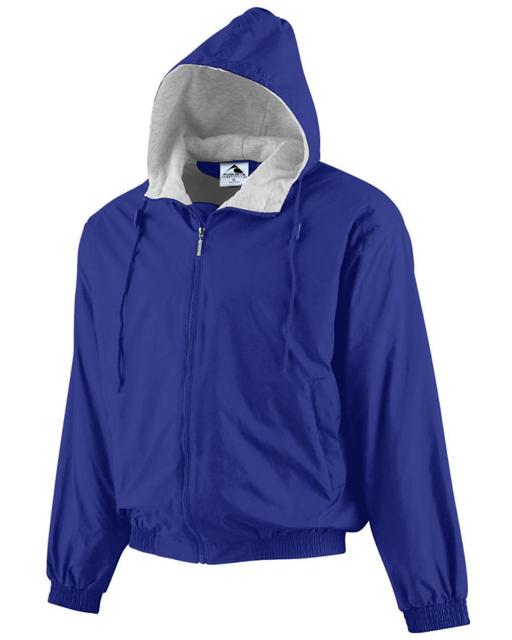 BOYS' HOODED TAFFETA JACKET/FLEECE LINED 3281